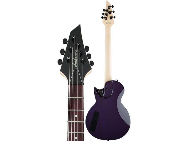 Jackson JS Series Monarkh SC JS22Q Electric Guitar Transparent Purple Burst