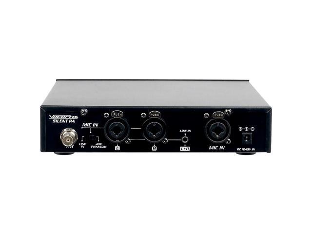 VocoPro SilentPA-PRACTICE 16CH UHF Wireless Audio Broadcast System (Stationary Transmitter with four bodypack receivers)