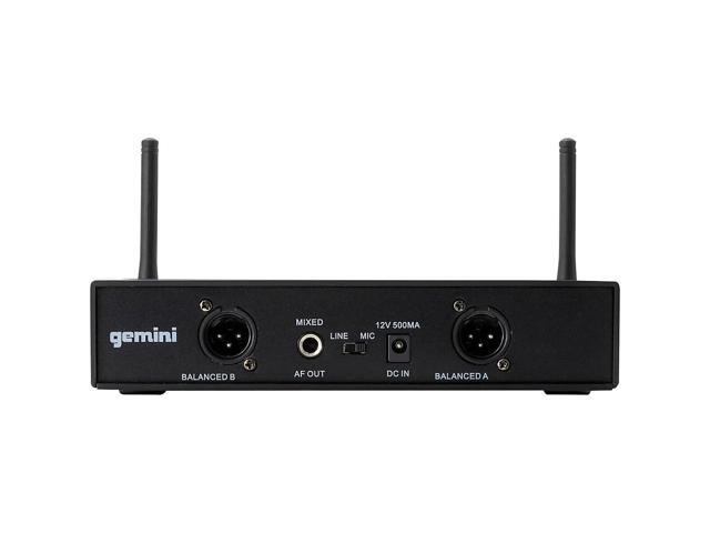 Gemini UHF-6200HL Dual Headset With Detachable Lavalier Wireless System