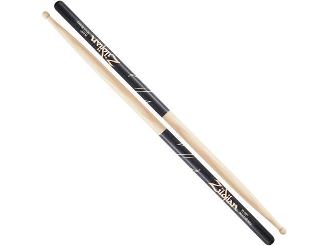 Zildjian DIP Series 7A Wood Drumsticks, Pair, Black DIP #Z7AD