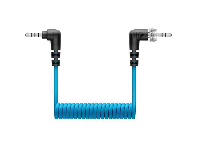 Sennheiser XSW-D Mobile Cable Locking 3.5mm TRS to 3.5mm TRRS Coiled Cable