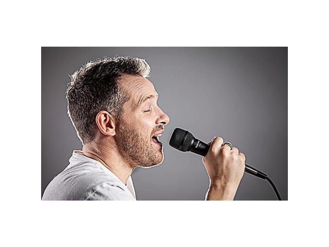 TASCAM TM-82 Dynamic Microphone for Recording Vocals and Instruments Black