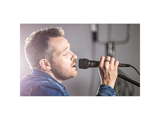 TASCAM TM-82 Dynamic Microphone for Recording Vocals and Instruments Black