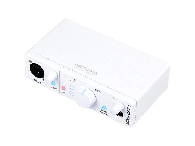 Arturia MiniFuse 1 USB Audio Interface, White