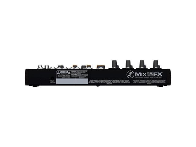 Mackie Mix12FX 12-Channel Compact Mixer with Effects