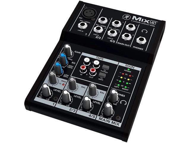 Mackie - Mix5 Compact Mixer - Black - image 6