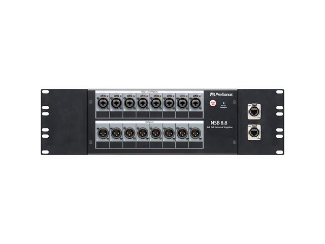 PreSonus NSB 8.8 AVB Networked Stage Box 328 ft. Black