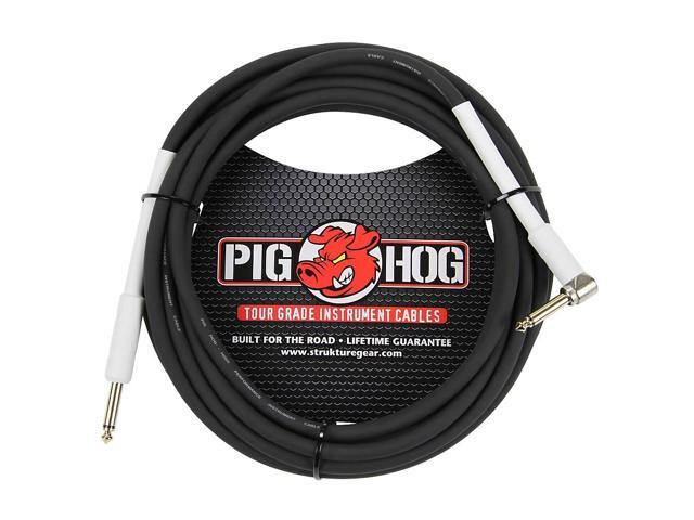 Pig Hog Instrument Cable 1/4' Right Angle - 1/4' Right Angle 6 ft.