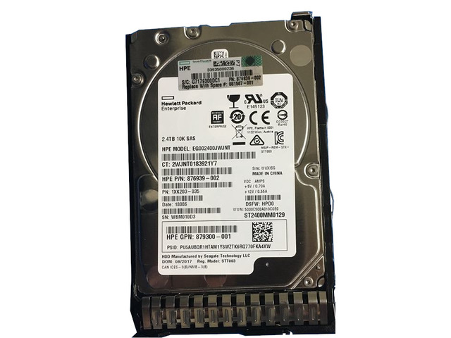 HP 881507-001 - HP 2.4TB 2.5' SAS 10K 12Gb/s Hard Drive