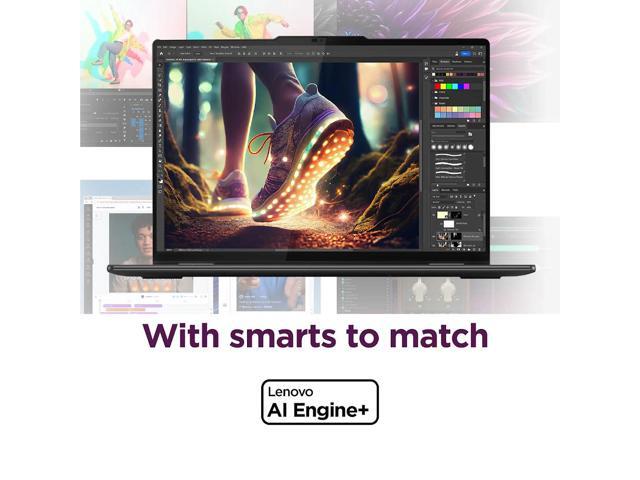 Lenovo Yoga 7i 2-in-1 AI Laptop, 16' WUXGA Touchscreen, Intel 12-Core Ultra 7 155U (Beat i7-1355U), 16GB LPDDR5X RAM 1TB SSD, Backlit KB,...