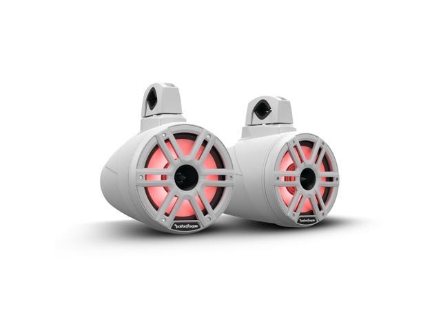 Rockford Fosgate M2WL-8H Color Optix Horn Wake Tower Speakers - White