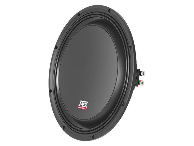 MTX 3512-04S 12' 600 Watt Shallow Mount Car Audio Subwoofer Slim Sub SVC 4-ohm