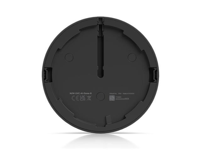 Ubiquiti - AI Dome, 4K PoE dome camera w/ enhanced AI capabilities and long-range IR night vision, Black (UVC-AI-Dome-B)