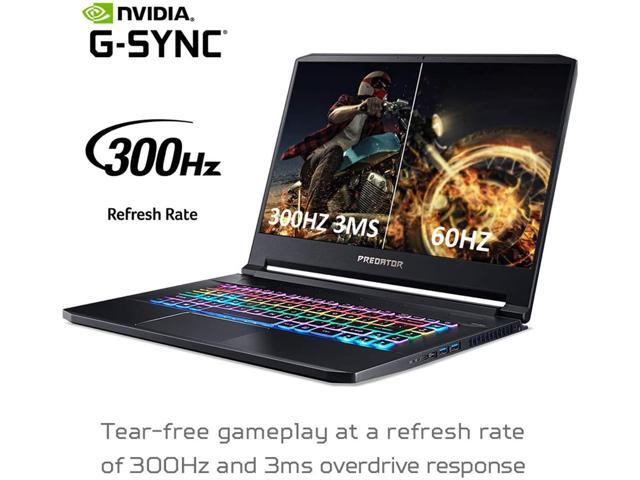 2021 Acer Predator Triton 500 PT515 Gaming Laptop, 15.6' FHD NVIDIA G-SYNC 300Hz Display, 10th Gen Intel Core i7-10750H, 16GB RAM, 1TB PCIe SSD,...