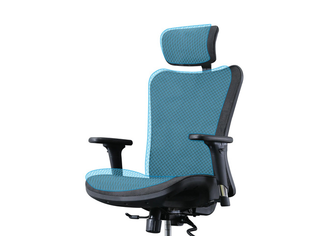 SIHOO High-Back Ergonomic Office Chair, Mesh Desk Chair with Adjustable 3D Armrest, Lumbar Support and Headrest, for Home & Office, Black