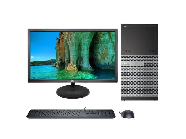 Best PC -DELL Optiplex 3020 Tower Desktop Computer Core i5 -4th Gen 4570 / 3.20Ghz 8GB RAM 1TB SSD With / 22 Inch Monitor / Free Keyboard & Mouse.