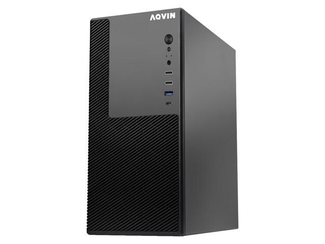 AQVIN MTX60 Business Desktop PC Tower with 27' Monitor Intel Core i7 Up to 4.60GHz 16GB DDR4 RAM 512GB SSD WiFi & Bluetooth Windows 11 Pro
