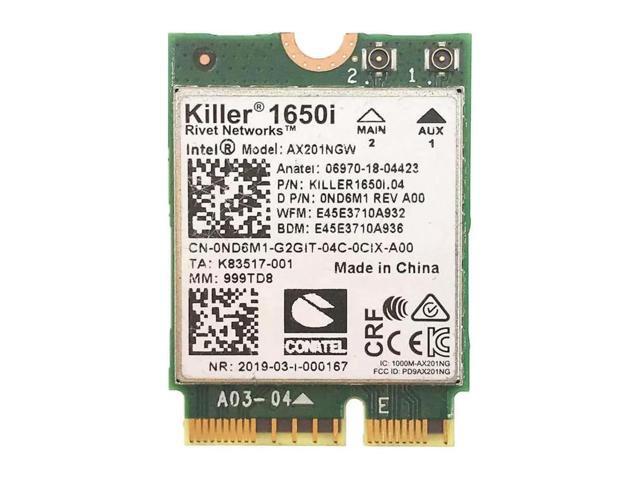 HighZer0 Electronics AX1650i Killer Series Upgraded WiFi 6 Adapter Gaming WiFi Adapter CNVio2 M.2 Wifi Card 2.4 Gbps WiFi for PC Bluetooth...