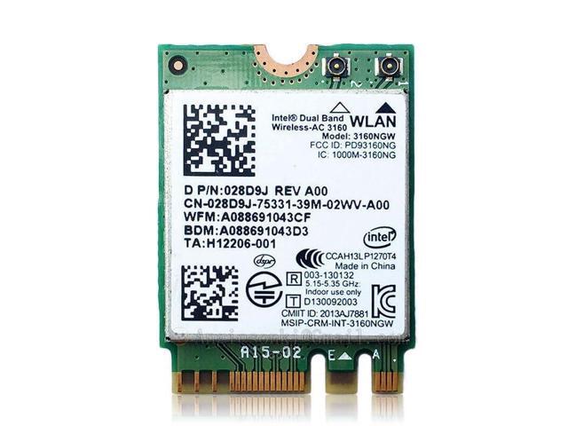 HighZer0 Electronics Wireless-AC 3160 Legacy Wi-Fi Adapter 433Mbps WiFi with Bluetooth 4.0 2.4GHz & 5GHz Network Card Supports Intel AMD...