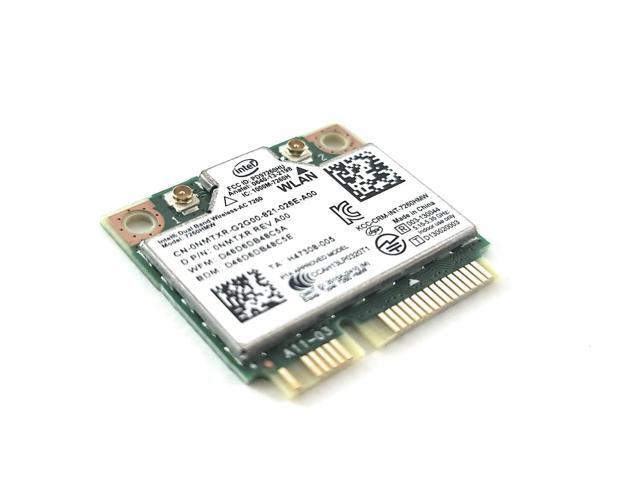 Intel 7260.HMW Dual Band Wireless-AC 7260 Network Adapter PCI Express Half Mini Card 802.11 b/a/g/n/ac