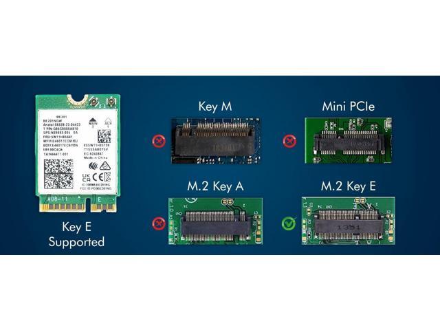 HighZer0 Electronics BE201 WiFi 7 Card Tri-Band Wi-Fi Up to 5.8 Gbps CNVio3 M.2 Wifi Card for PC Supports Bluetooth 5.4 Requires Intel...