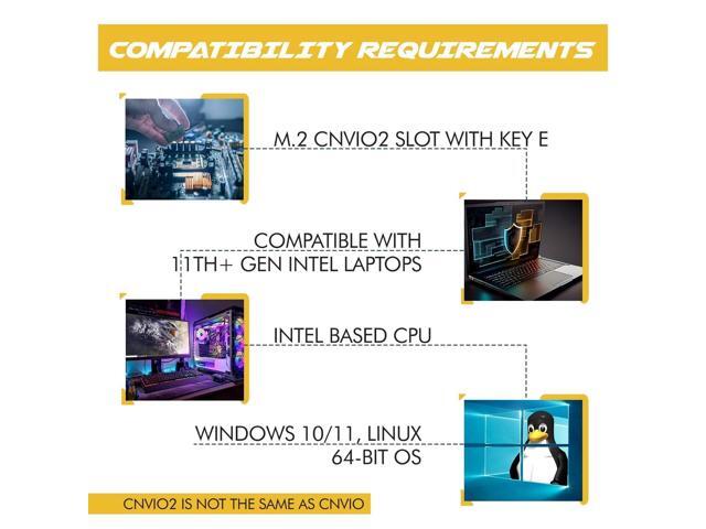 HighZer0 Electronics AX1675i Killer Series Upgraded WiFi 6E Adapter Gaming WiFi Adapter CNVio2 M.2 Wifi Card 2.4 Gbps WiFi for PC Bluetooth...