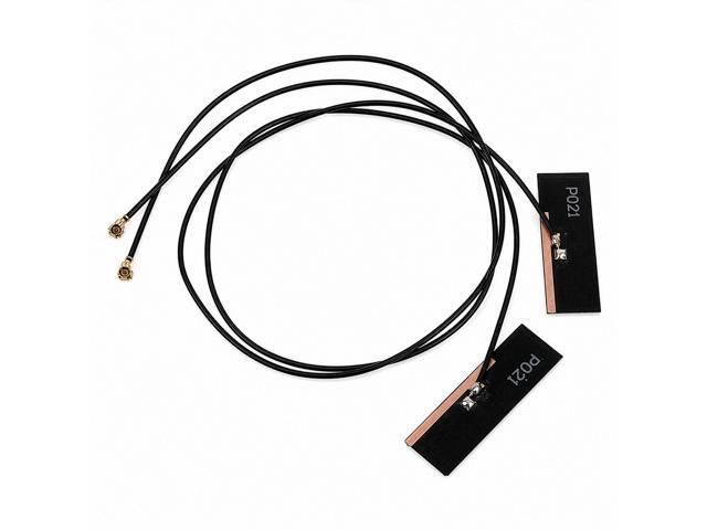 M2 WiFi Patch Antenna for PC Desktop Laptop Motherboard 1-Pair 25cm (10in)