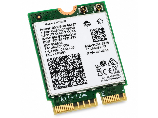 HighZer0 Electronics Wireless-AC 9462 Legacy Wi-Fi Adapter 433Mbps WiFi with Bluetooth 5.1 2.4GHz & 5GHz Network Card Requires 8-9th Gen...