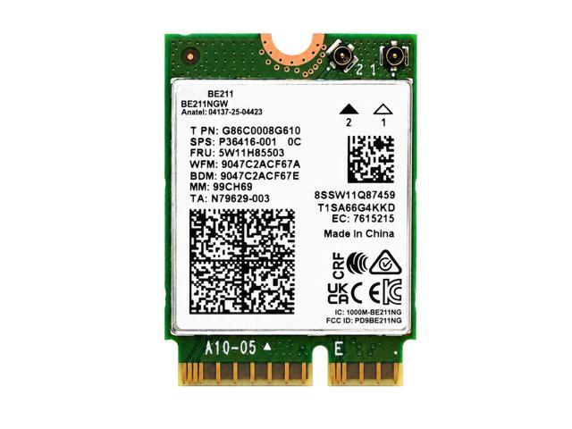HighZer0 Electronics BE211 WiFi 7 R2 Card Tri-Band Wi-Fi Up to 5.8 Gbps CNVio3 M.2 Wifi Card for PC Supports Bluetooth 6 Requires Intel...