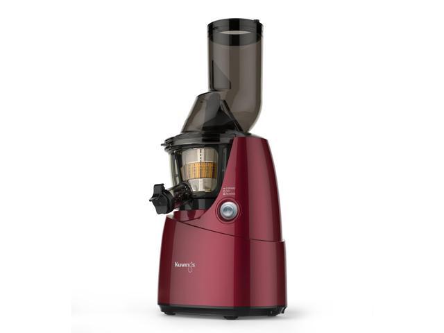 Kuvings BPA-Free Whole Slow Juicer B6000PR, Red, includes Smoothie and Sorbet Strainer