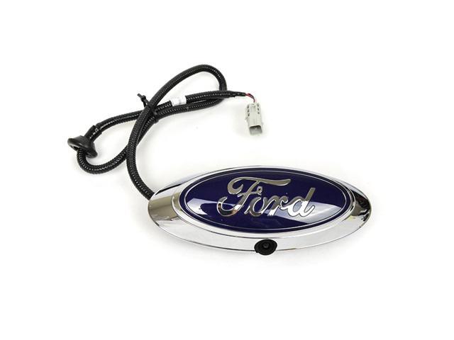 Brandmotion 1008-6509 Ford Oval Emblem OEM Camera with Chassis Harness for Ford Trucks & Flex