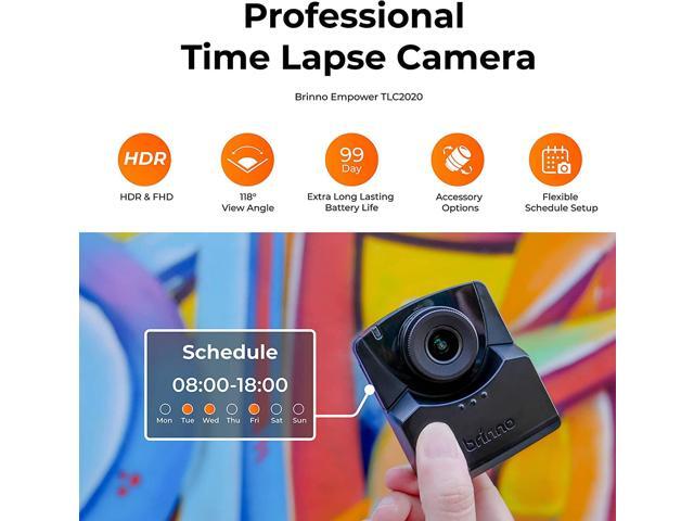 Brinno Empower TLC2020 Time Lapse Camera Outdoor Construction & ATH1000, New Quick Menu, Step Video & Stop Motion Capture Modes in HDR and FHD,...