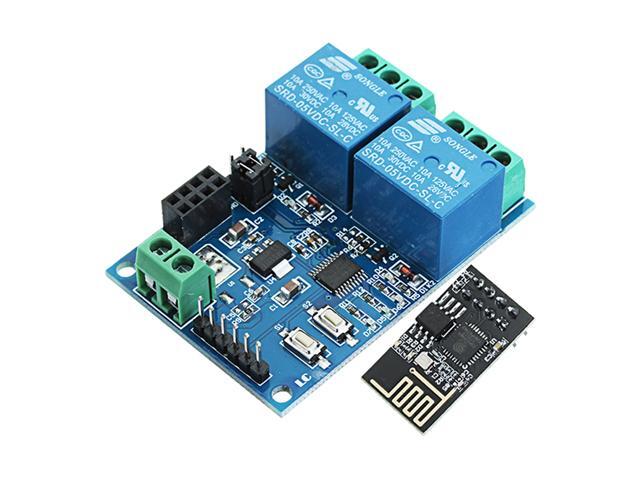 3pcs 5V ESP8266 Dual WiFi Relay Module Internet Of Things Smart Home Mobile APP Remote Switch