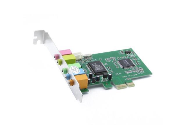 PCI Express PCI-E 5.1 Ch 6 Channel PCIE Audio Digital Sound Card Adapter New