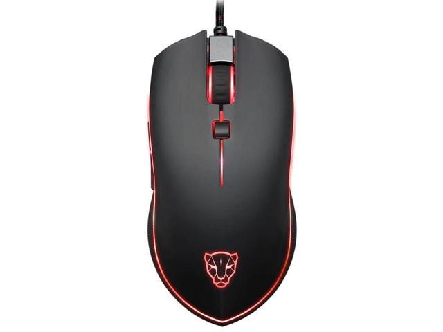 Motospeed V40 4000 DPI 6 Buttons Breathing LED Optical Wired Gaming Mouse for PC Gamer jul 26