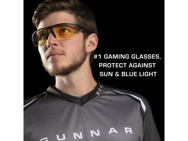 GUNNAR - Torpedo Computer Glasses with Blue Light Reduction , Amber Lenses - Onyx - image 6