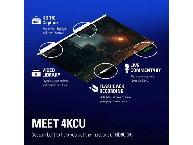 Elgato HD60 S+, External Capture Card, Stream and Record in 1080p60 HDR10 or 4K60 HDR10 with ultra-low latency on PS5, PS4/Pro, Xbox Series X/S,...