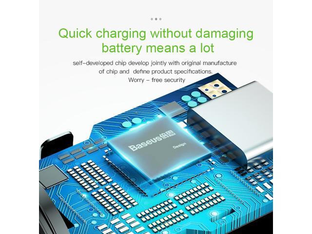 Baseus 30W Dual USB C PD Quick Charge QC 4.0 Car Charger For Mobile Phone Charger Fast USB PD Type C AFC SCP Car Phone Charger