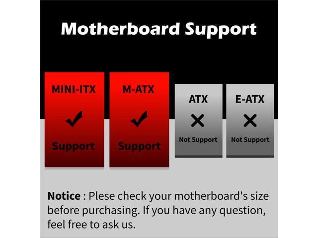 Montech AIR 100 ARGB MICRO-ATX Tower with Four ARGB Fans Pre Installed, Ultra-Minimalist Design, Fine Mesh Front Panel, High Airflow, Unique Side...