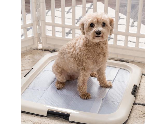IRIS Square Pet Training Pad Holder, Dark Gray