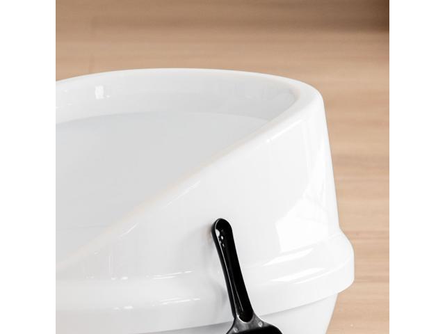 IRIS Large Shielded Litter Pan, 1Pack, White
