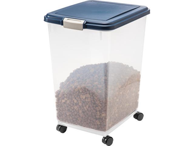 IRIS 69 Quart Airtight Pet Food Container, Blue