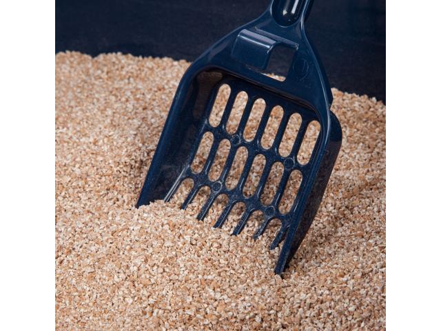 IRIS Large Hooded Litter Box with Scoop and Grate, Blue