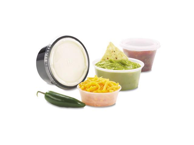 Fabri-Kal Portion Cups 4oz Clear 125/Sleeve 20 Sleeves/Carton PC400