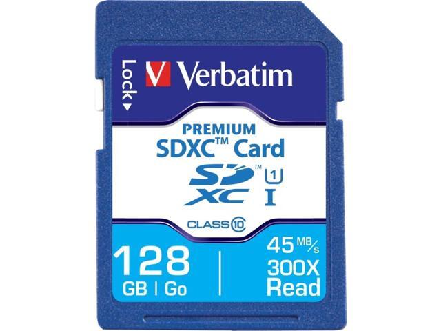 Verbatim 128GB Premium SDXC UHS-I Class 10 Memory Card