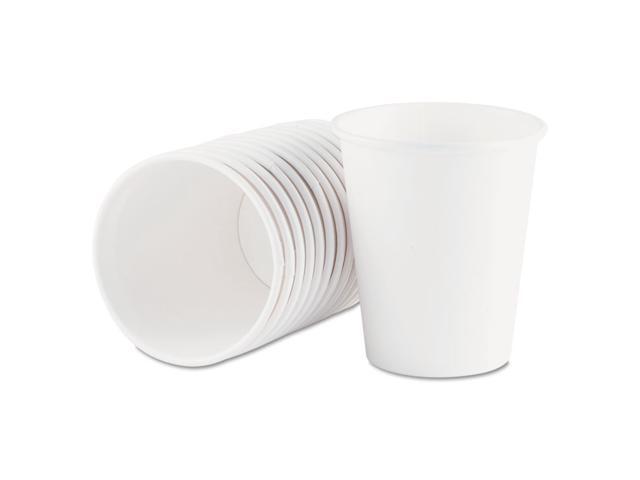 Dixie 10 oz. Paper Disposable Hot Cup, White, 1000 PK 2340W