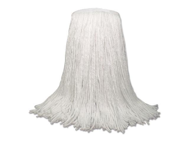 Boardwalk Banded Rayon Cut-End Mop Heads White 24 oz 1 1/4' Headband 12/Carton RM03024S
