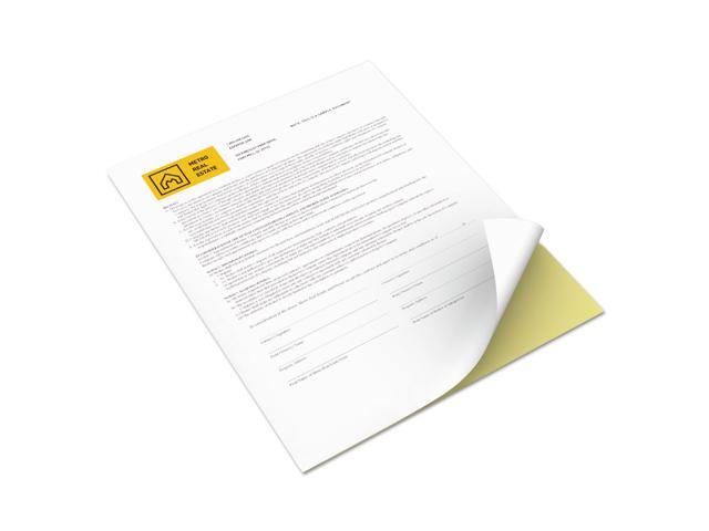 Xerox Bold Digital Carbonless Paper 8 1/2 x 11 White/Canary 5 000 Sheets/CT 3R12420