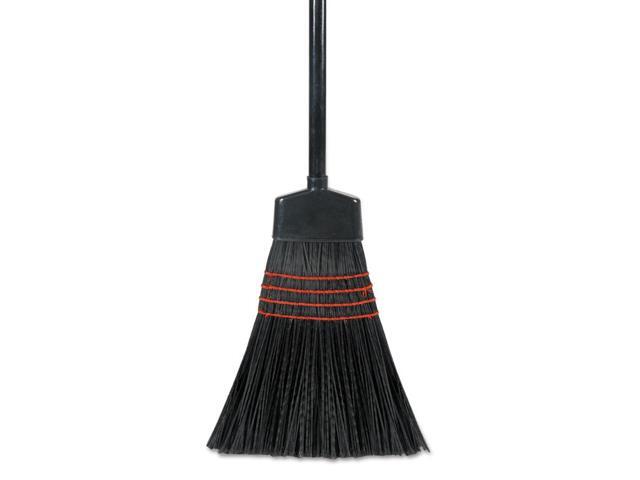 Maid Broom, Plastic Bristles, Wood Handle, 42 Long, 1 Dozen/Carton BWK916P