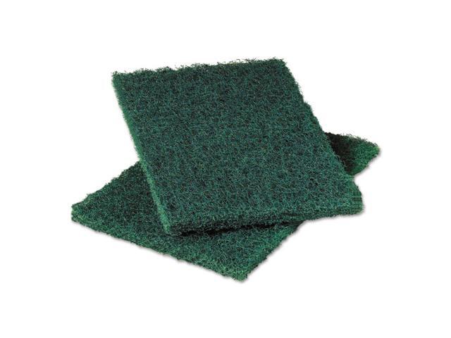 Scotch-Brite MMM86 Heavy-Duty Scouring Pad - 6' x 9' - Green - Dozen